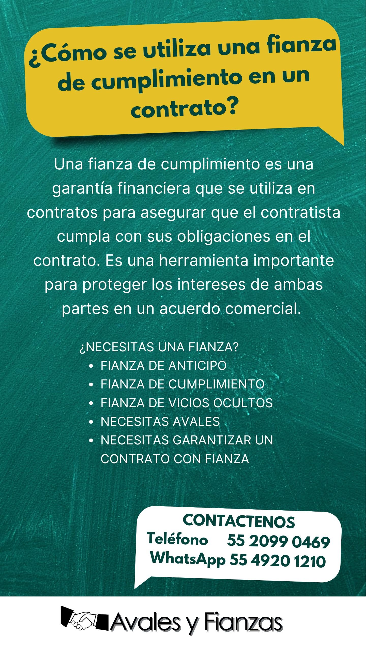 C&oacute;mo se utiliza una fianza de cumplimiento